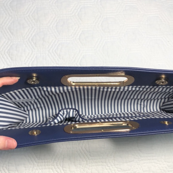 Blue Clutch Handbag - Picture 4 of 7
